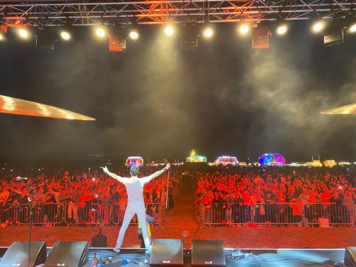 Flash Queen Tribute Band performing Radio Gaga
